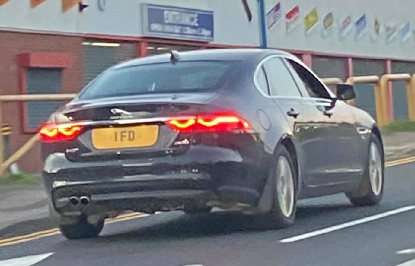 UK Number Plate 1 FD (Image 1)